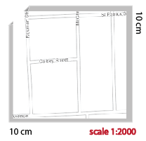 Adjusted initial map extent to include neighborhood at smaller 1:2000 scale to retain output size of 10 centimeters Adjusted initial map extent to include neighborhood at smaller 1:2000 scale to retain output size of 10 centimeters